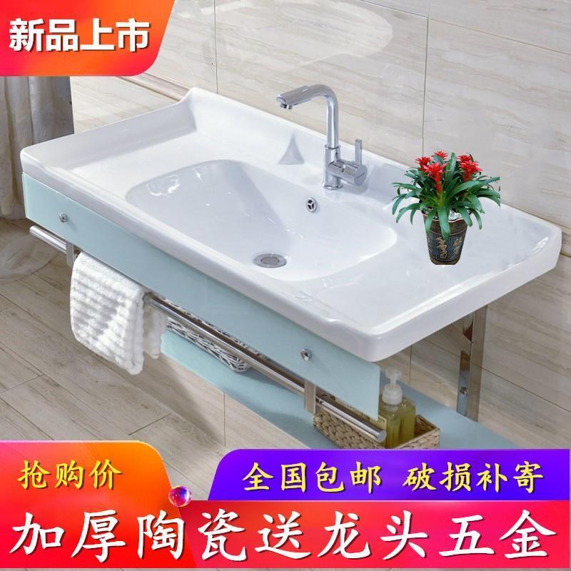 苏宁放心购挂墙式洗脸盆简易款洗手洗漱台卫浴立柱洗手盆卫浴浴室柜陶瓷组合A-STYLE