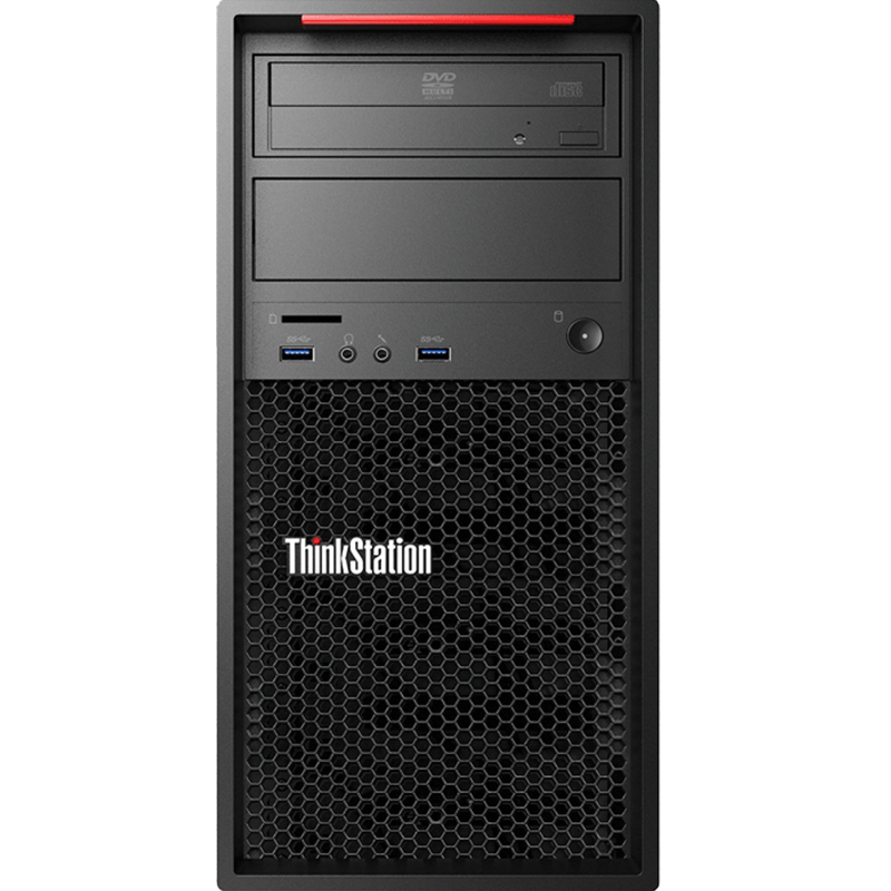 联想(Lenovo)ThinkStation P520C图形工作站主机 台式机电脑 W-2123 / 32G内存 /256G+ 2T硬盘 / P2200配23.8英寸显示器