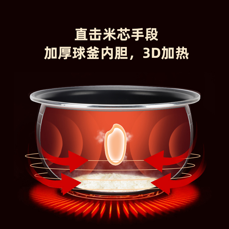龙的(longde)迷你电饭煲 LD-FS21A高清大图