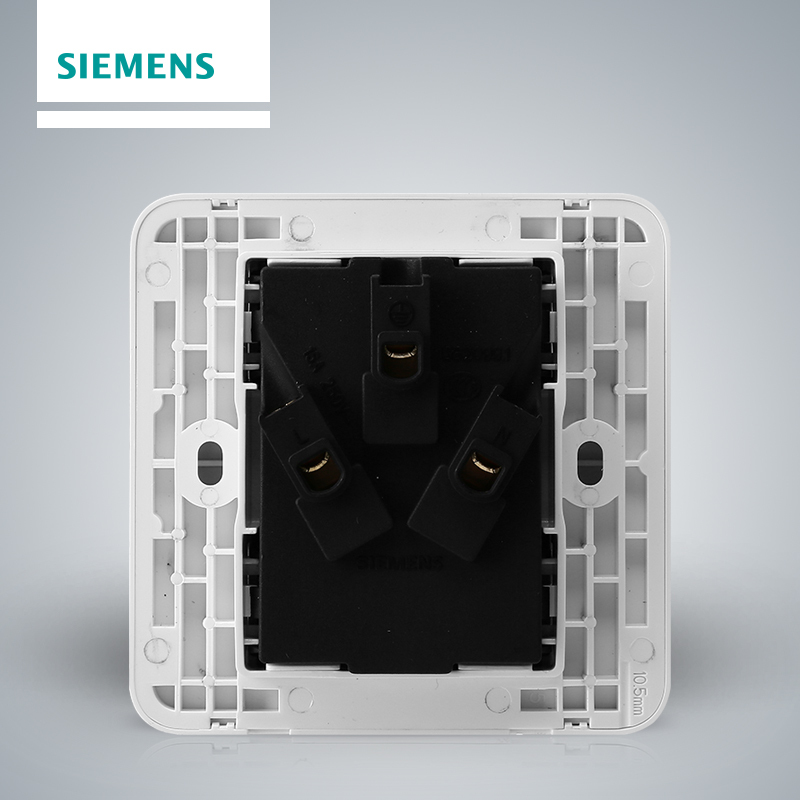 西门子(SIEMENS)开关插座 皓睿玉釉白系列16A三孔空调电源插座5UB01433NC01