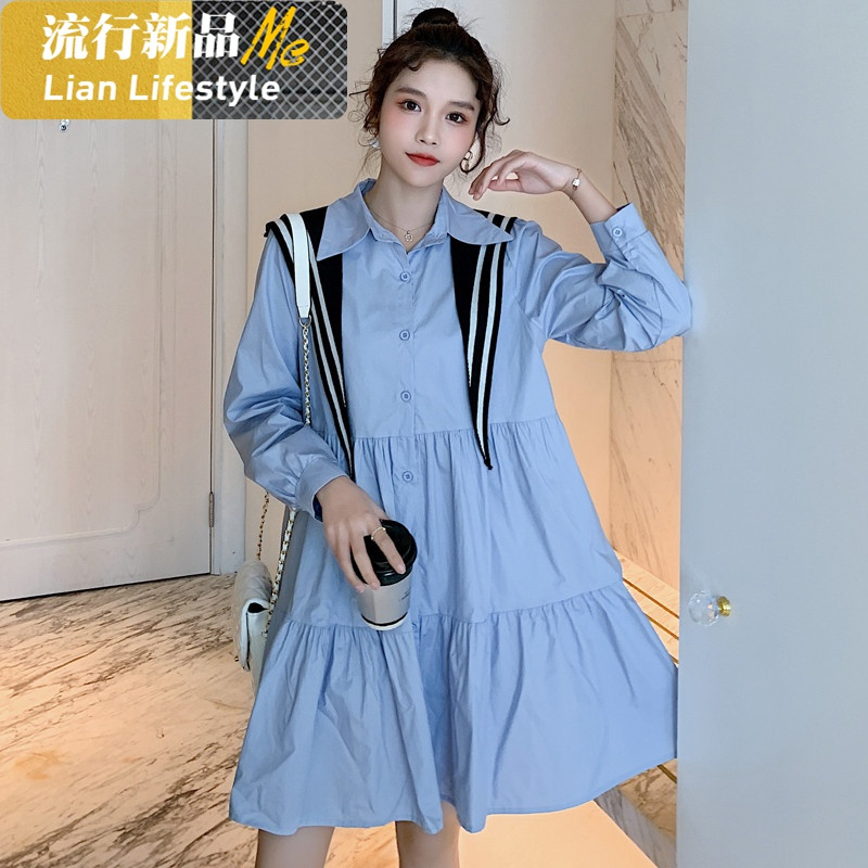 shengshi孕妇装连衣裙网红套装新时尚级感孕妇装衣服衬衫