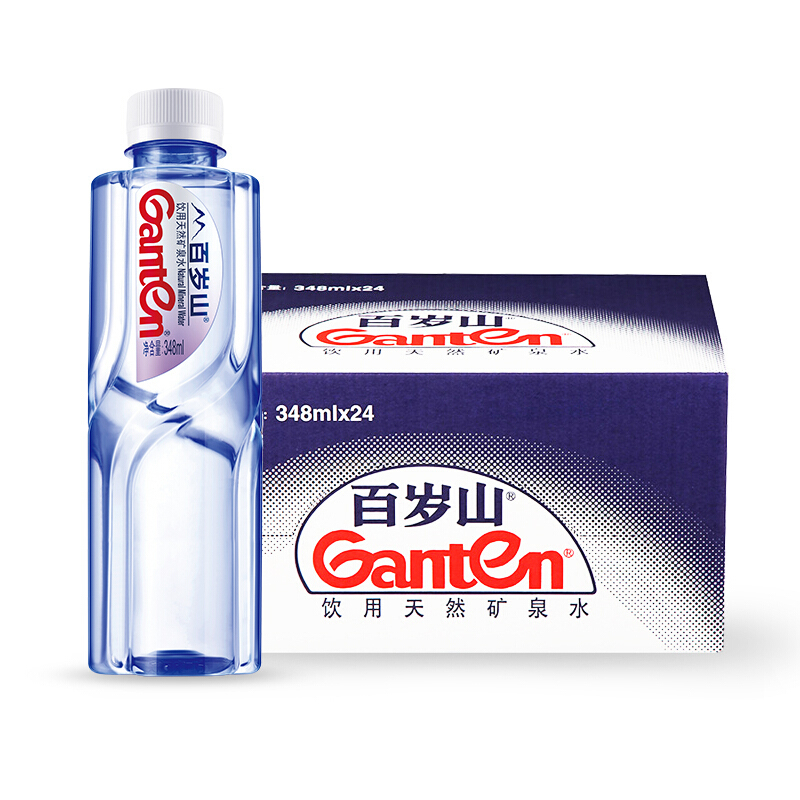 矿泉水348ml*24瓶 瓶装整箱