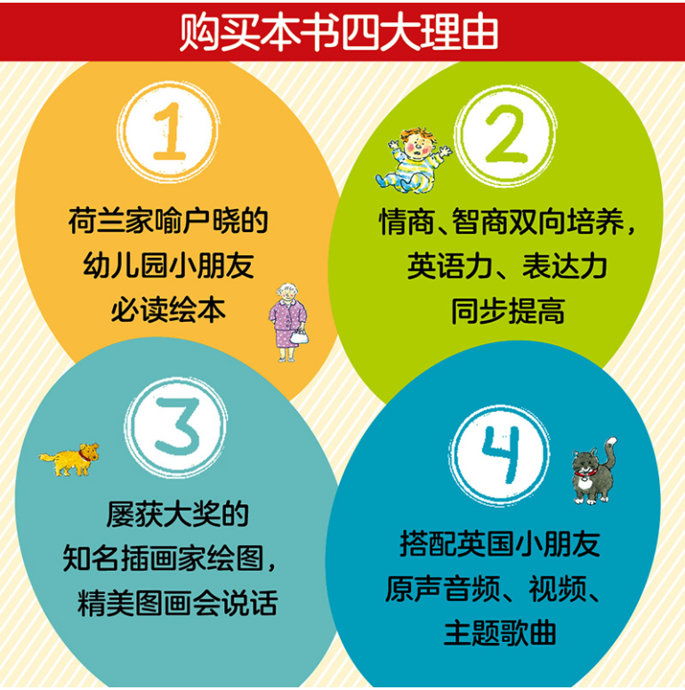 [正版]Tom一家人(My House My Family My School My Birthday)(幼儿英语启蒙高清大图