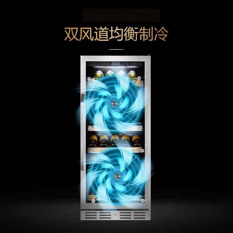 维诺卡夫(Vinocave) PRO128A 酒窖级恒温恒湿系统酒柜 92支红酒柜 冰吧侧开门压缩机酒柜