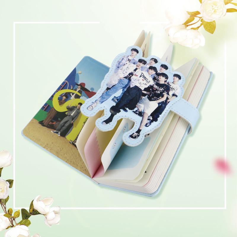 tnt时代少年团周边宋亚轩饭制笔记本磁扣皮面本可爱小清新手账本时代