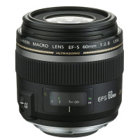 Canon佳能EF-S 60mm f/2.8 USM微距单反数码相机镜头佳能卡口滤镜口径52mm