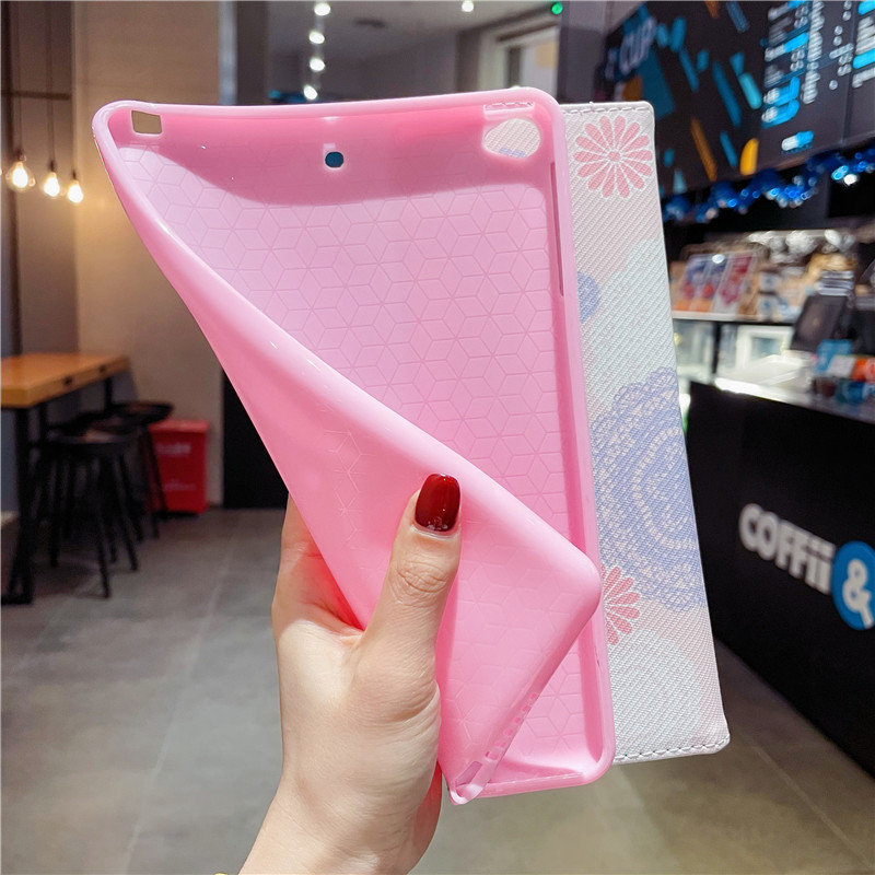 魅爱琳 iPad Air4 10.9保护套可爱KT猫Pro11英寸苹果平板外壳彩绘翻盖智能休眠支架全包软套防摔潮时尚女