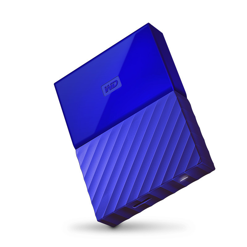 西部数据(WD)My Passport 2TB 2.5英寸 贵族蓝 移动硬盘 WDBS4B0020BBL-CESN