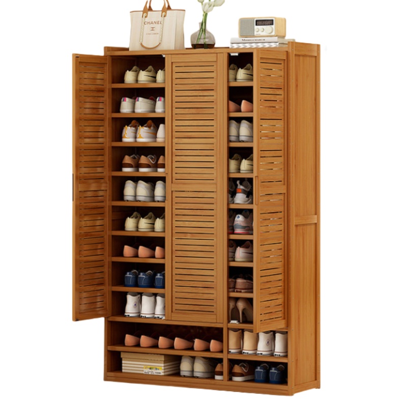 攸形实木鞋柜900*320*1720mm个高清大图