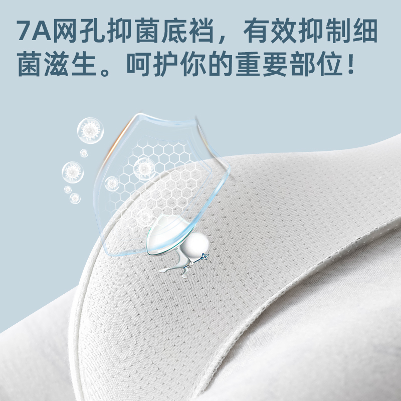 男内裤男士高档品牌专柜正品旗舰店2025新款纯棉抗菌透气四角裤棉高清大图