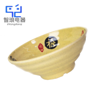 万允 密胺中式螺纹面碗7.5寸/个(7.5寸)