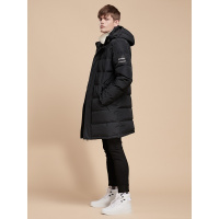 361°男士外套2018冬季新款中长款运动羽绒服361°加厚保暖时尚运动外套男士