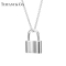 TIFFANY&CO.蒂芙尼925银 锁心造型项链25012460