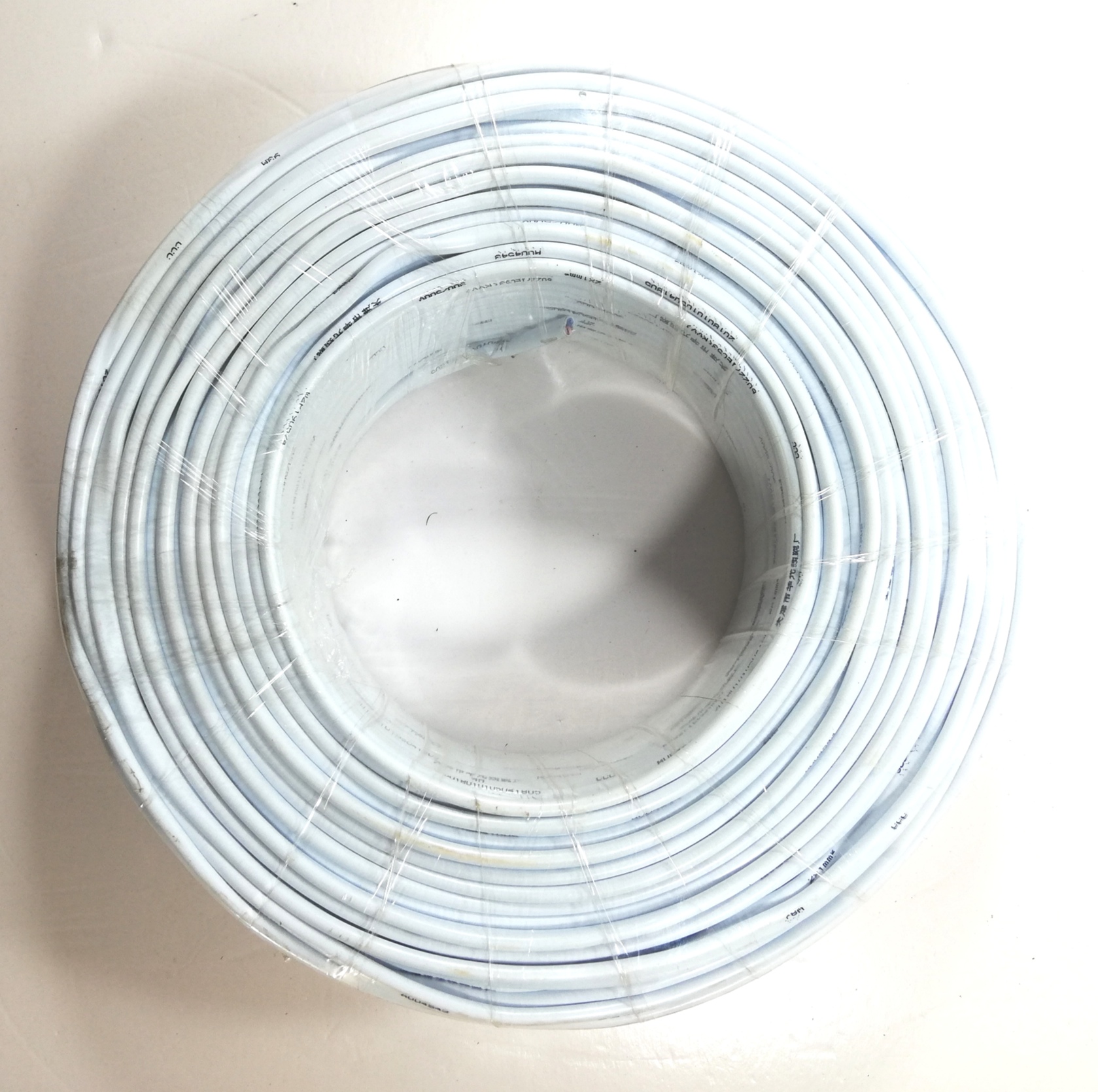 敏达 华光电线电缆 rvvb国标纯铜双股软护套线 扁 白色 rvvb 2*4平方