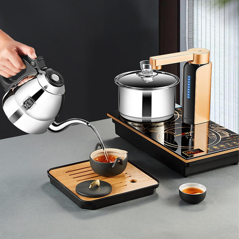 KAMJOVE/金灶Q9 全智能电磁茶炉 电茶炉 自动上抽水电磁炉茶具功夫泡茶功夫茶具自动上水壶茶艺炉食品级304不锈钢