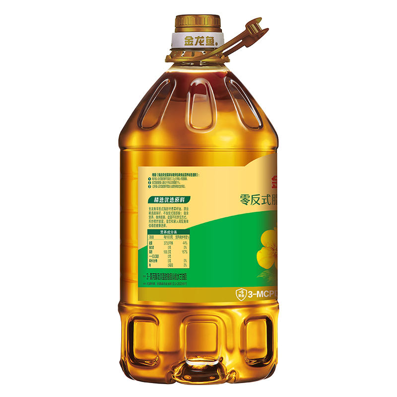 金龙鱼零反式脂肪特香菜籽油4L非转压榨一级高清大图