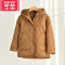 可莉允儿童丝绵连帽棉服 男童女童加绒棉衣 外套中大童冬款童装山东网店