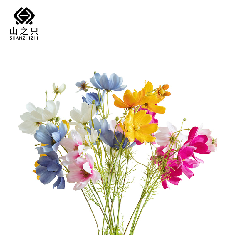 山之只 仿真格桑花 5支装 束