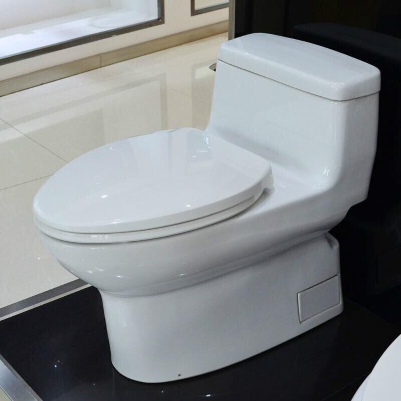 马桶cw886b家用卫生间洗手间连体坐便器喷射虹吸式座便器货入户视频