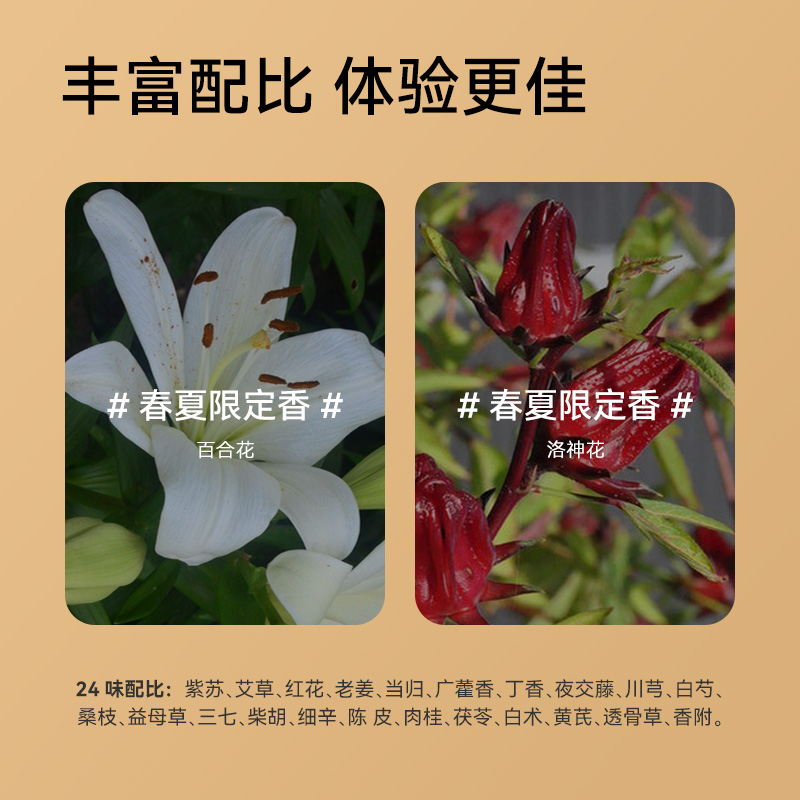 左点泡脚包24味泡脚粉艾草红花足浴草本粉包男女通用浴足包足部护理用品高清大图