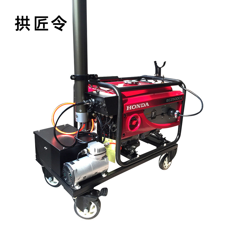 拱匠令 GJL659 移动工作灯 4*100W 220V IP65 LED 发电机发电(计价单位:盏)红色高清大图
