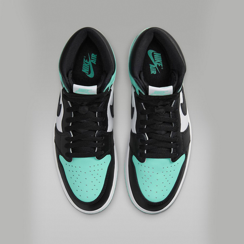 耐克男鞋airjordan1aj1黑薄荷绿复古高帮休闲篮球鞋dz5485130