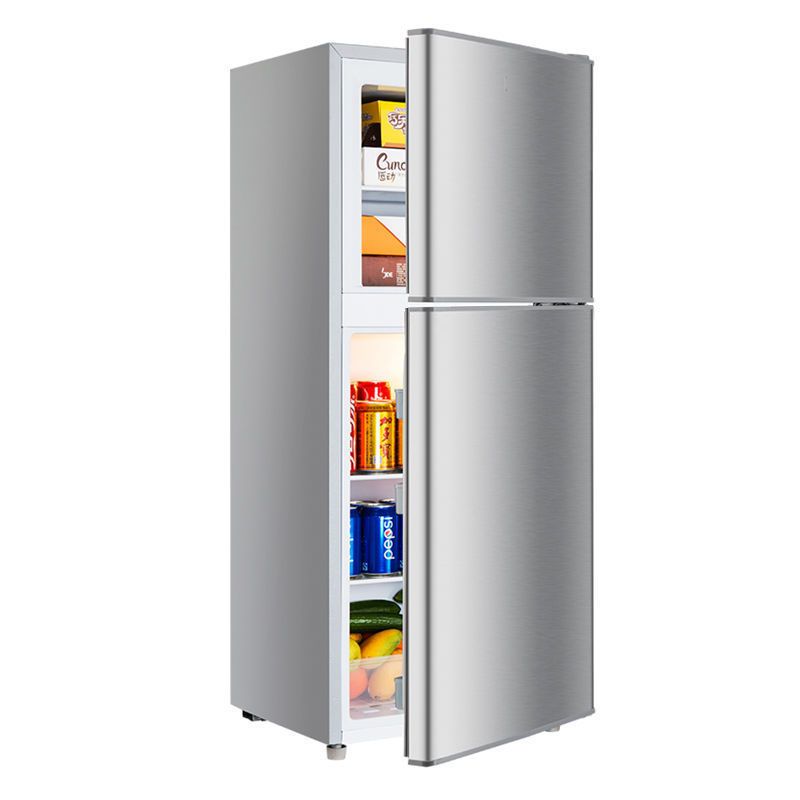 小冰箱家用小型宿舍双开门冷冻冷藏二人迷你出租房节能三门电冰箱158