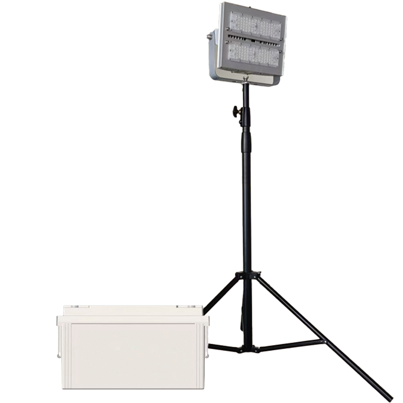 新源绿网 GE-YJD-L100 220V/100W IP66 LED 色温:2700K~6500K便携式应急电源灯高清大图