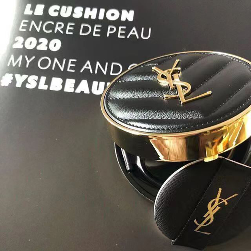 圣罗兰(YSL)黑色皮革气垫14g/B10高清大图