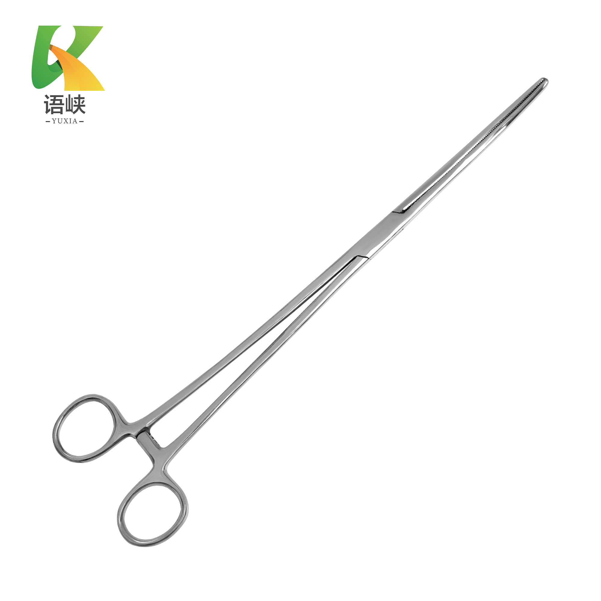 语峡工业止血钳弯头/30厘米把高清大图