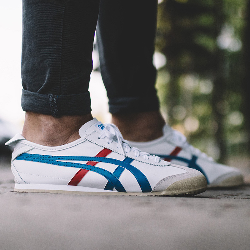 [直营]ONITSUKA TIGER鬼冢虎男女通用情侣款经典复古运动鞋休闲鞋小白鞋MEXICO 66 DL408