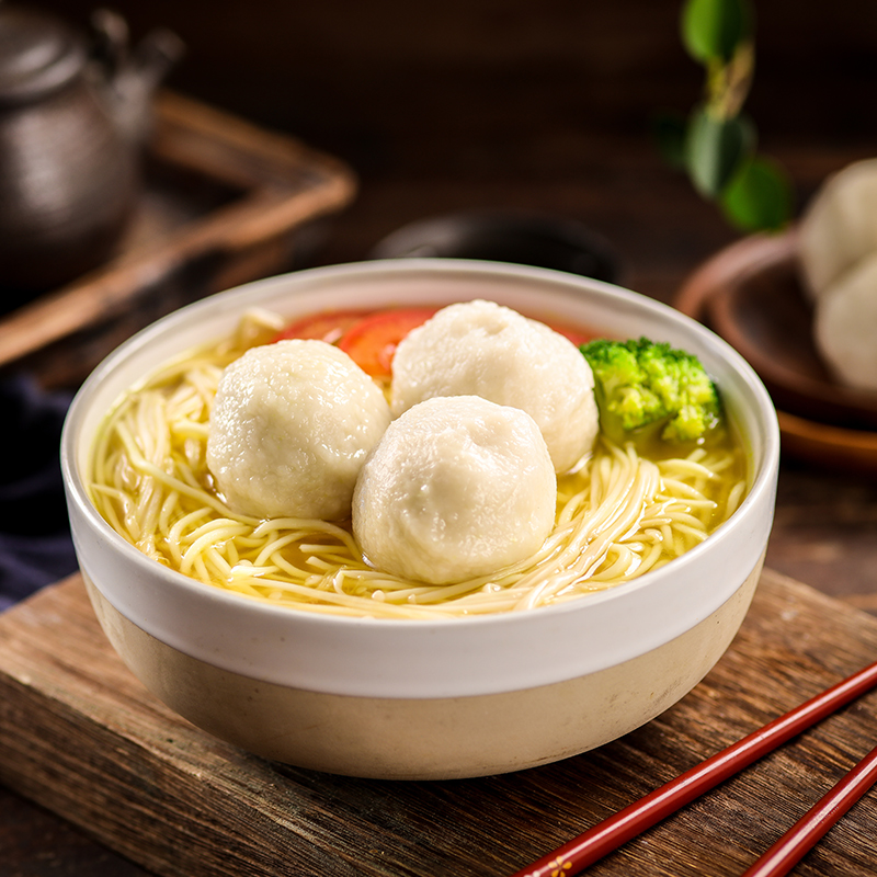 海欣灌汤福州鱼丸500g火锅丸子食材麻辣烫关东煮豆捞烧烤食材高清大图