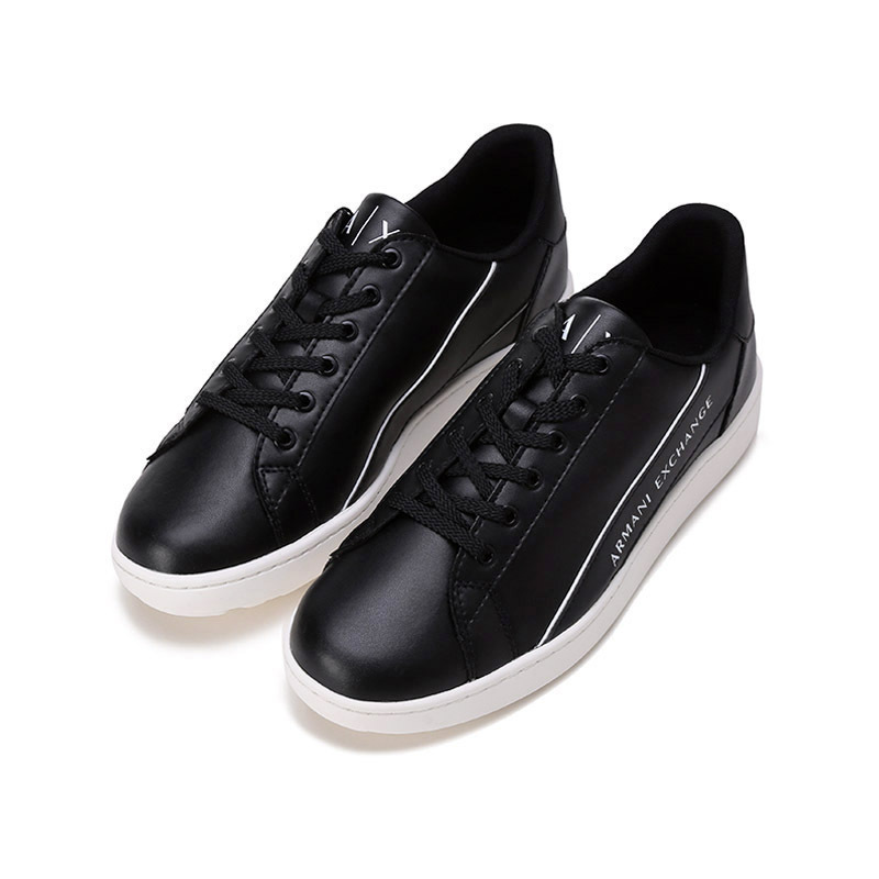 阿玛尼armaniexchange男士牛皮系带休闲运动鞋板鞋小白鞋xux082xv262