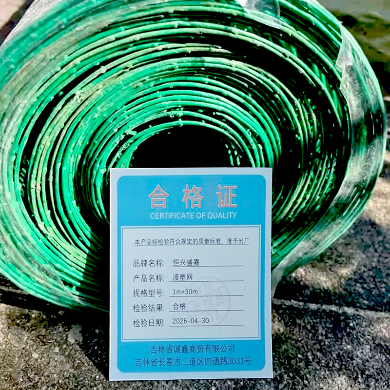 恒兴盛嘉 浸塑网 1m*30m 卷高清大图