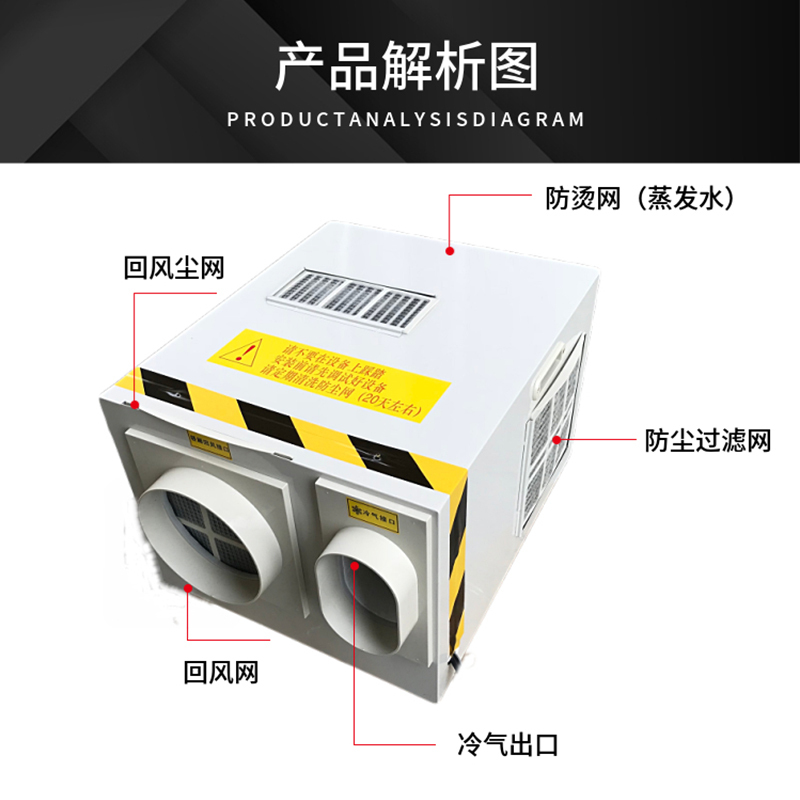 粤梯 电梯一体机专用空调 1.5P单冷(型号:RS-D1.5)