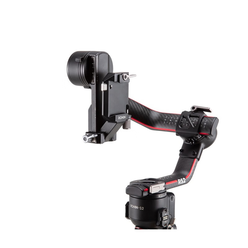 大疆(DJI)电池手柄 鹰眼图传 手机夹等原装配件 DJI R 竖拍相机固定组件高清大图