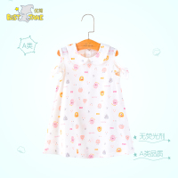 优简(BEST JANE) 优简 夏装女童短袖露肩卡通可爱连衣裙