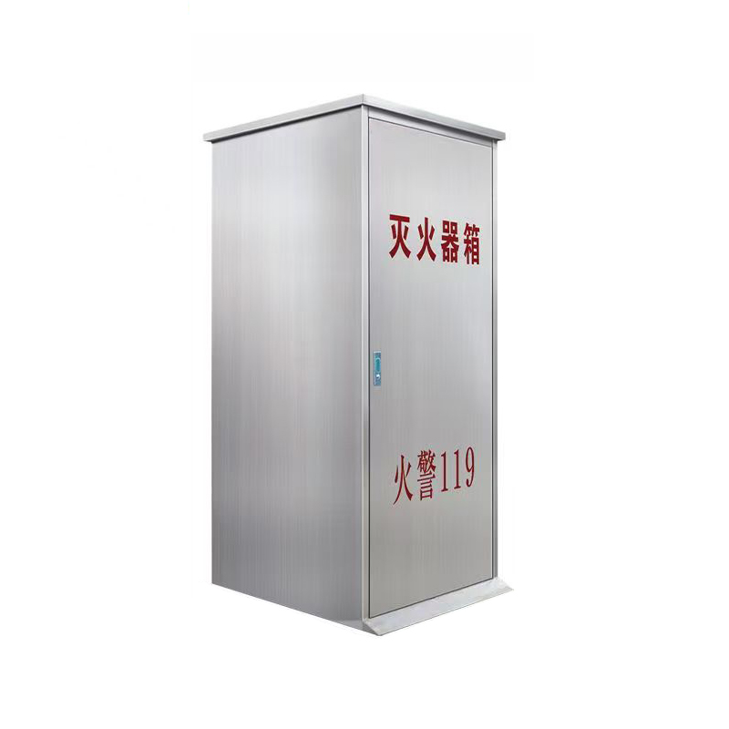 豫仲迈 大型推车式灭火器箱不锈钢35kg单门/台高清大图