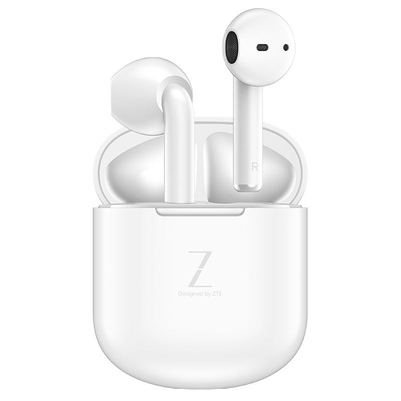 zte中兴buds蓝牙无线耳机便携高清音质游戏运动入耳式学生耳机白色