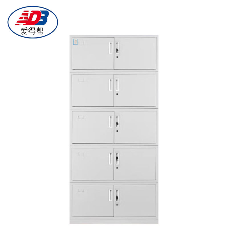 爱得帮铁皮五节柜 900*400*2000mm 组高清大图