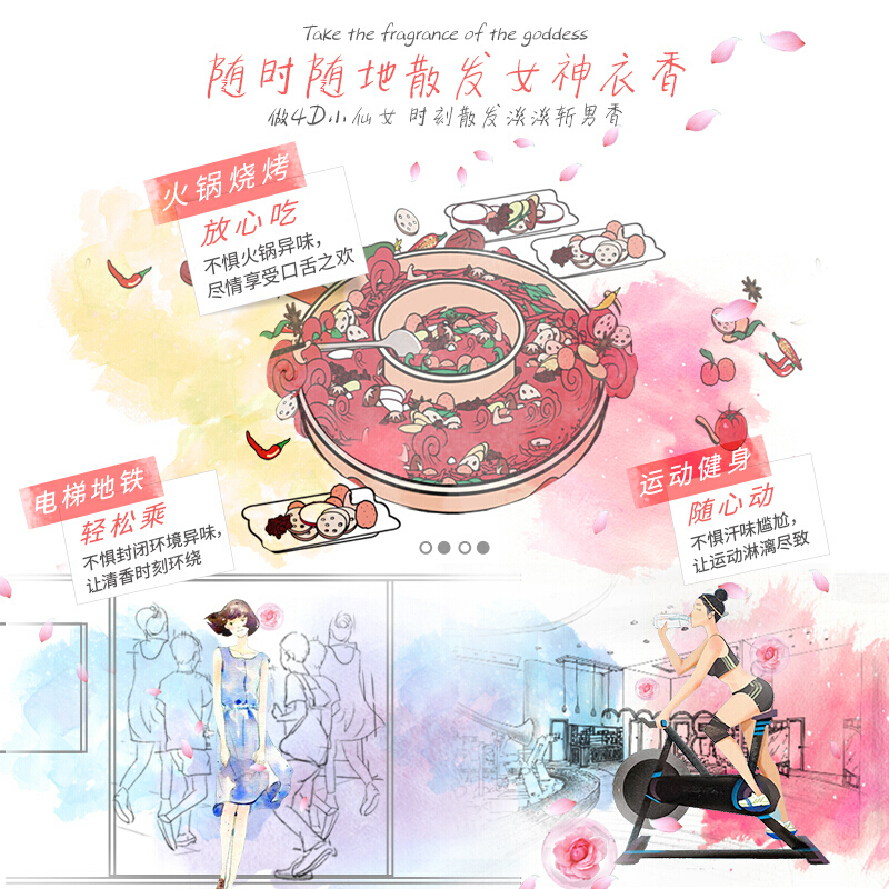 当妮(Downy)护衣留香珠(莓果花香)260g 衣服香水 不加柔顺剂也能持久留香 洗衣液伴侣 杨幂同款