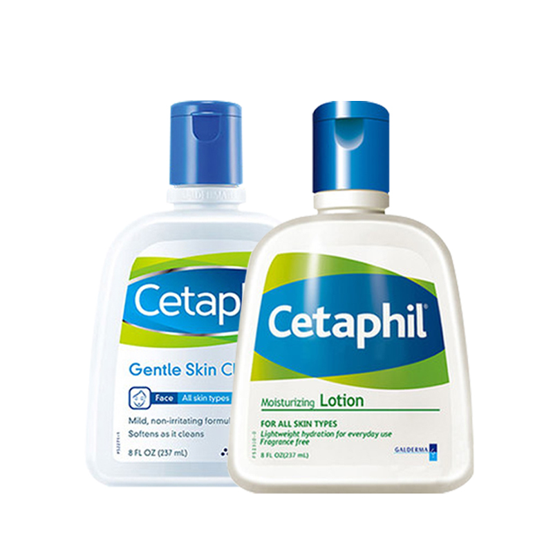 丝塔芙(Cetaphil) 温和护肤优享装（洁面乳237ml+润肤乳237ml）临期6月