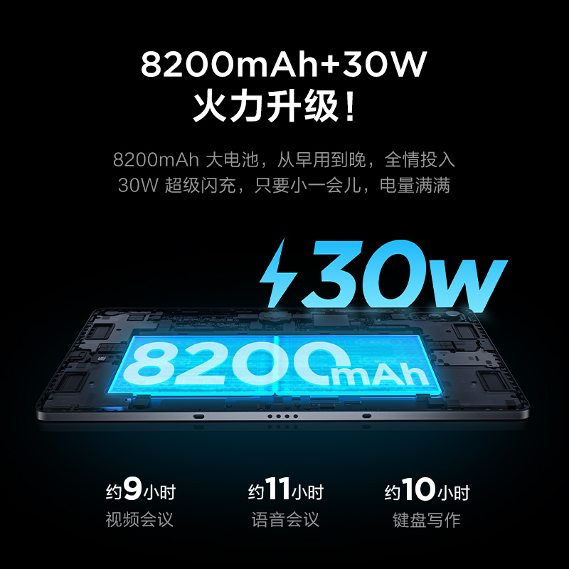 联想平板小新Pad Pro 2022 11.2英寸 迅鲲1300T 影音娱乐办公学习游戏平板电脑 莱茵全局护眼 学习模式 2.5k 120Hz OLED屏 6GB+128GB琥珀金
