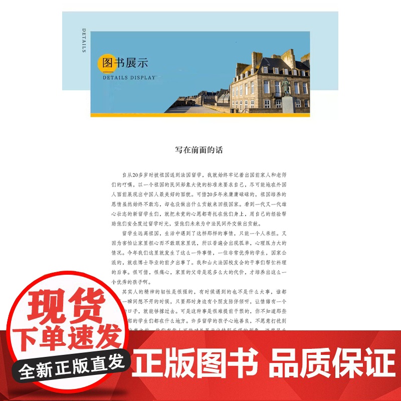 那年少年:留学法国生活速记 王登君著高清大图