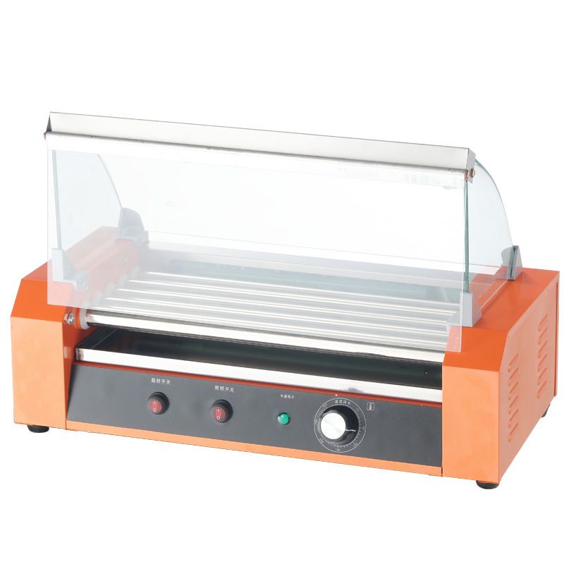 7管烤肠机商用小型全自动家用迷你台湾烤热狗机烤肠机