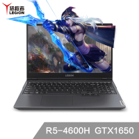 联想(Lenovo) 拯救者 R7000 2020新品 15.6英寸游戏本笔记本电脑(六核R5-4600H 8GB 1TB+256GB GTX1650 4G独显)幻影黑 定制