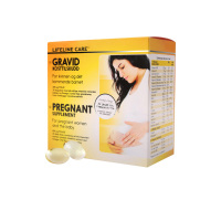 [母婴同补]俪抚(Lifeline Care)DHA进口专用鱼油备孕叶酸孕妇专用营养素 120粒/盒装