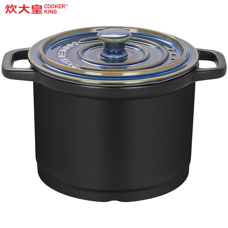 炊大皇(COOKER KING)尚味陶瓷汤锅TC25EC01煲汤锅炖锅 明火家用 深汤煲耐高温陶瓷锅2.5L
