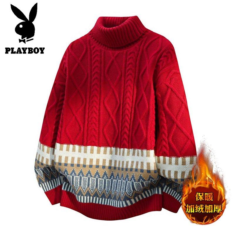 花花公子新款【新款】2025冬可翻高领领针织毛衣男群文件11.29_627_361高清大图