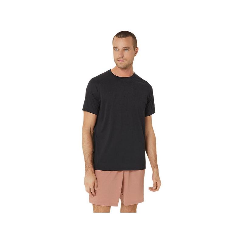 Asics科技速干透气短袖T恤男女通穿运动跑步休闲服装高清大图